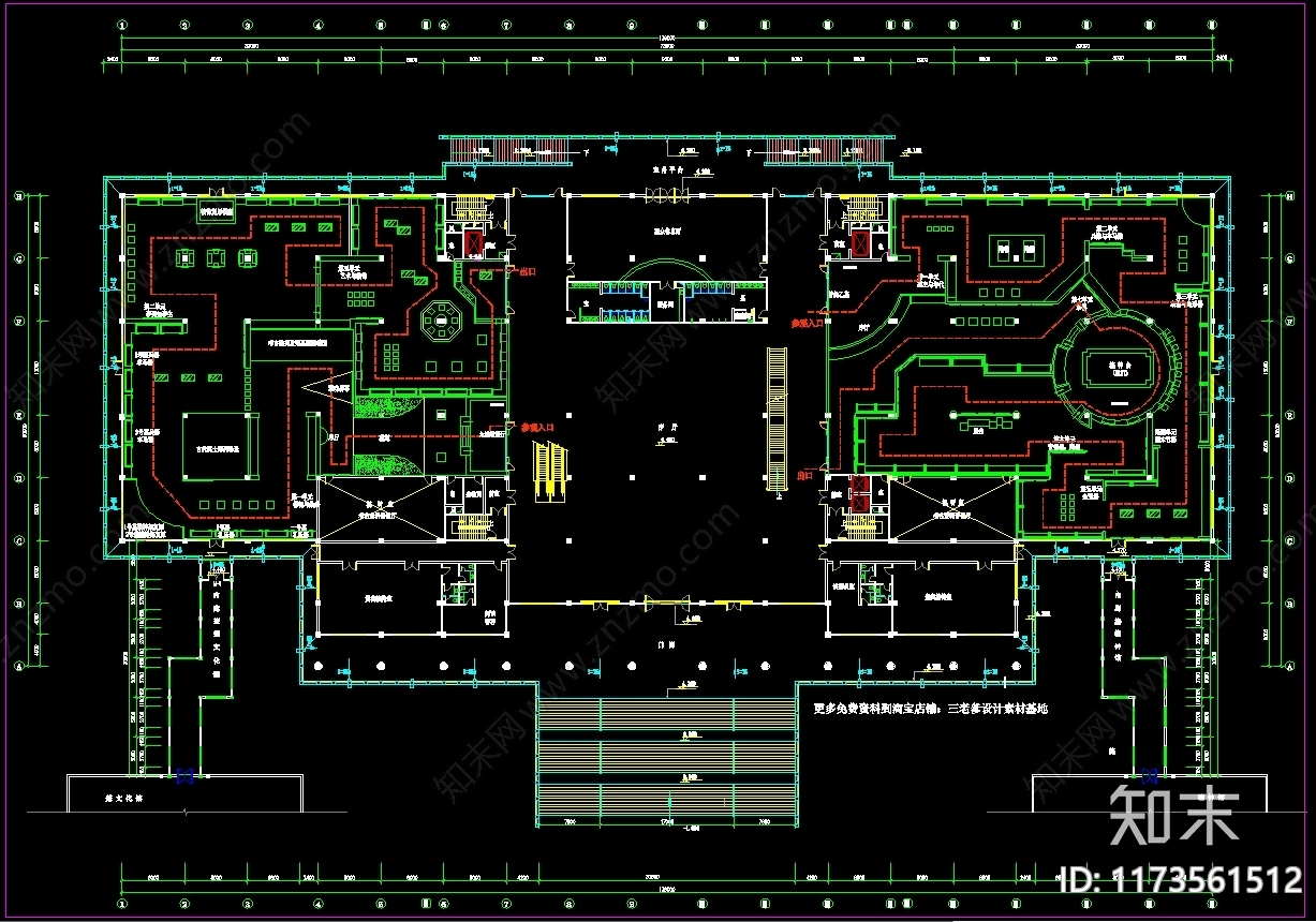 现代其他文化空间cad施工图下载【ID:1173561512】