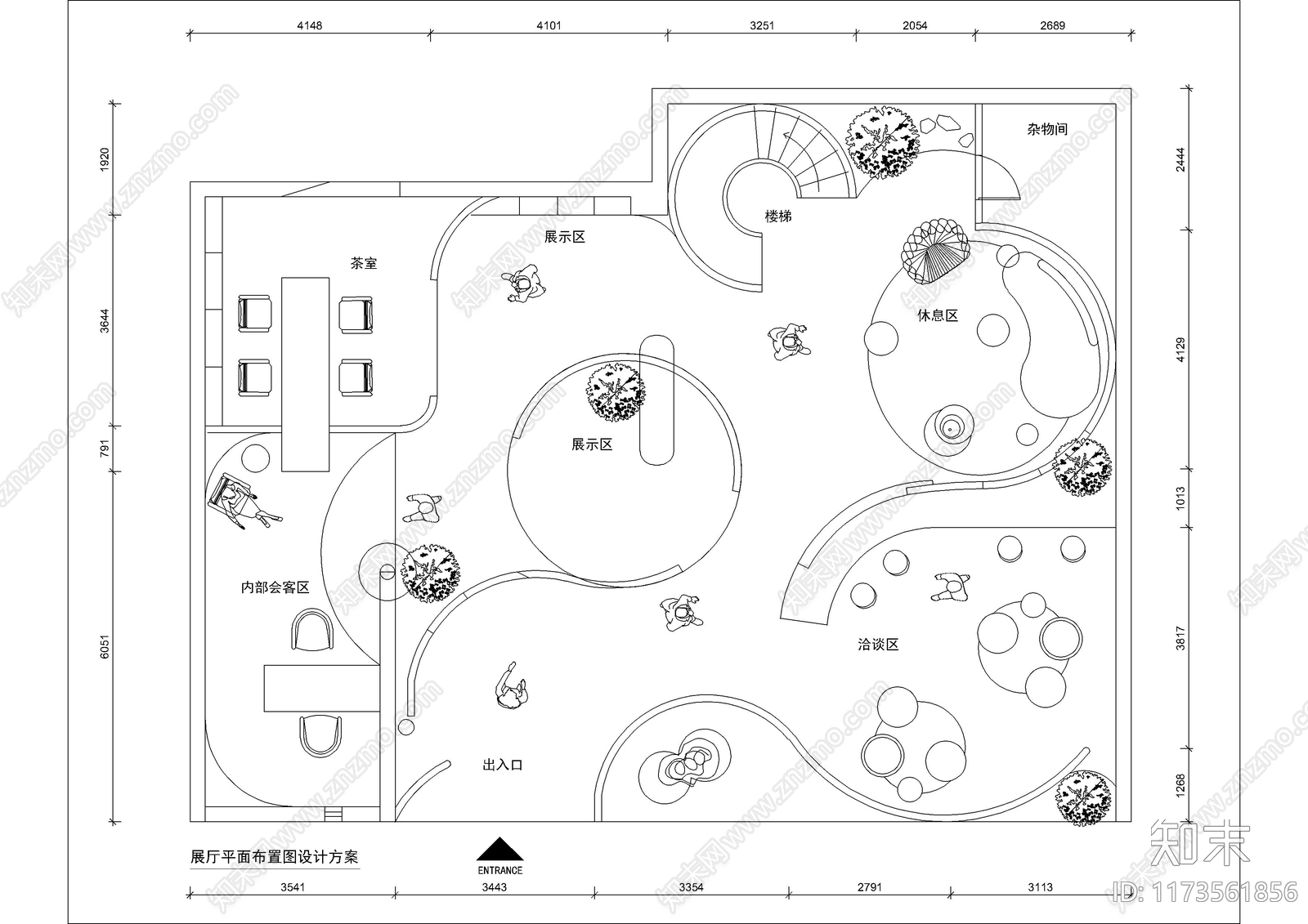 现代其他文化空间cad施工图下载【ID:1173561856】