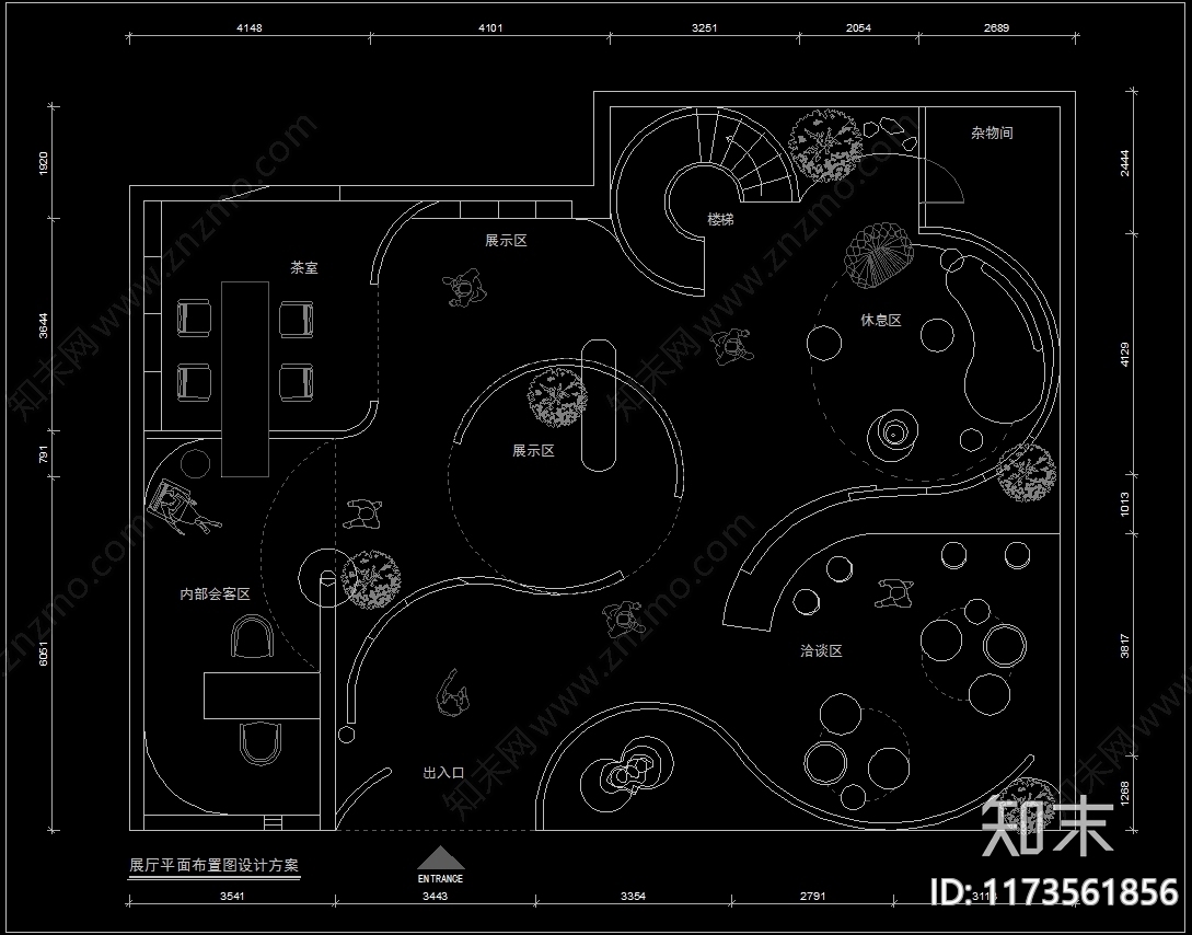 现代其他文化空间cad施工图下载【ID:1173561856】