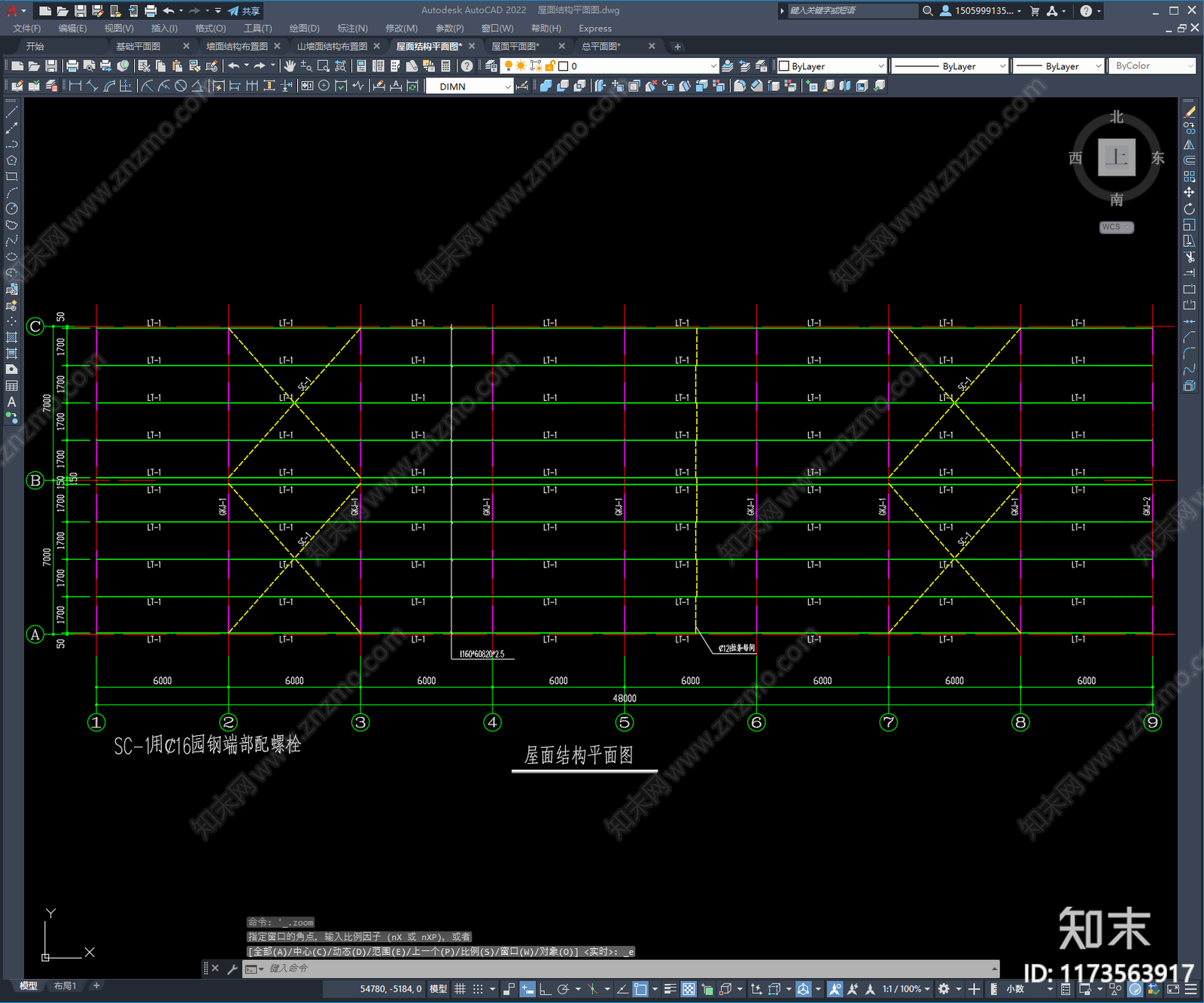 钢结构cad施工图下载【ID:1173563917】