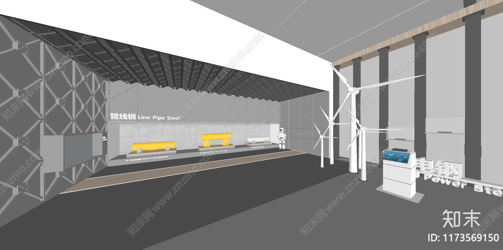 工业其他展厅SU模型下载【ID:1173569150】