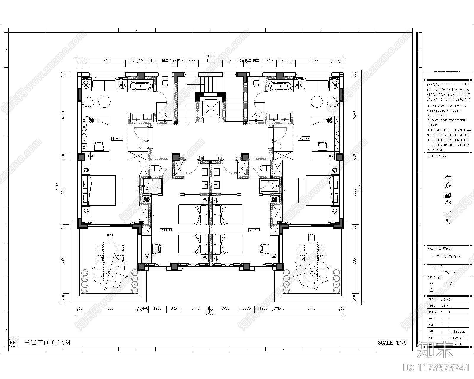 现代会所cad施工图下载【ID:1173575741】