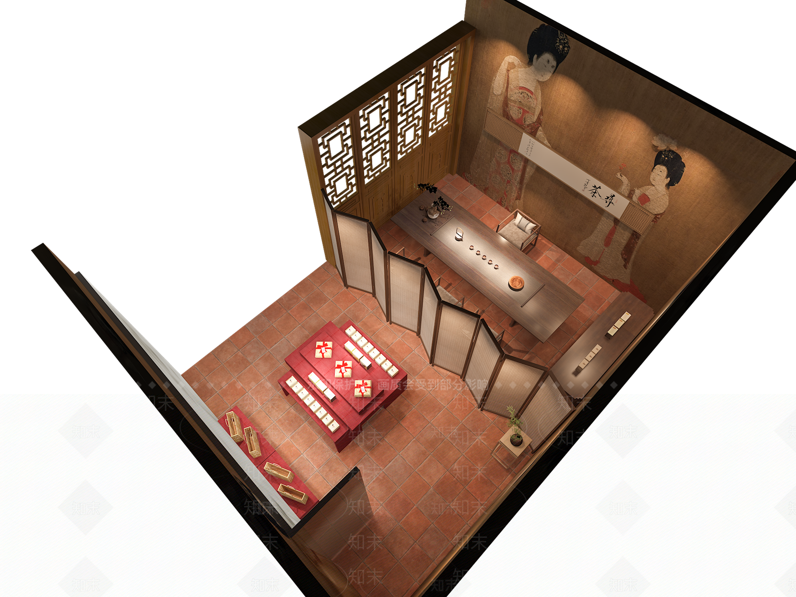 中式玩具礼品店3D模型下载【ID:1173580096】