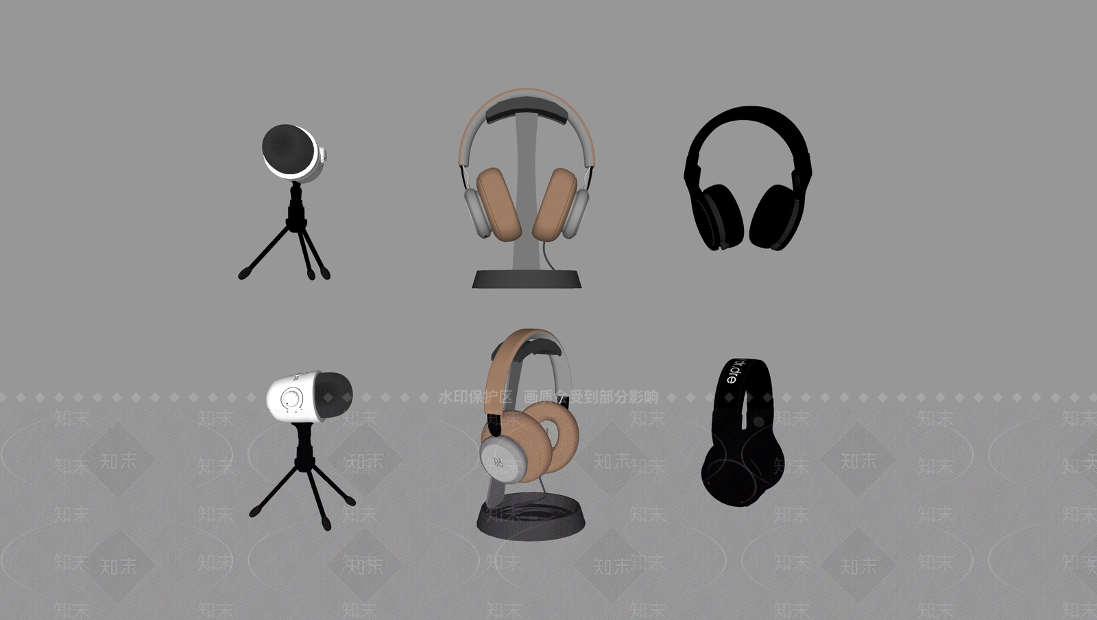 耳机SU模型下载【ID:1173581832】