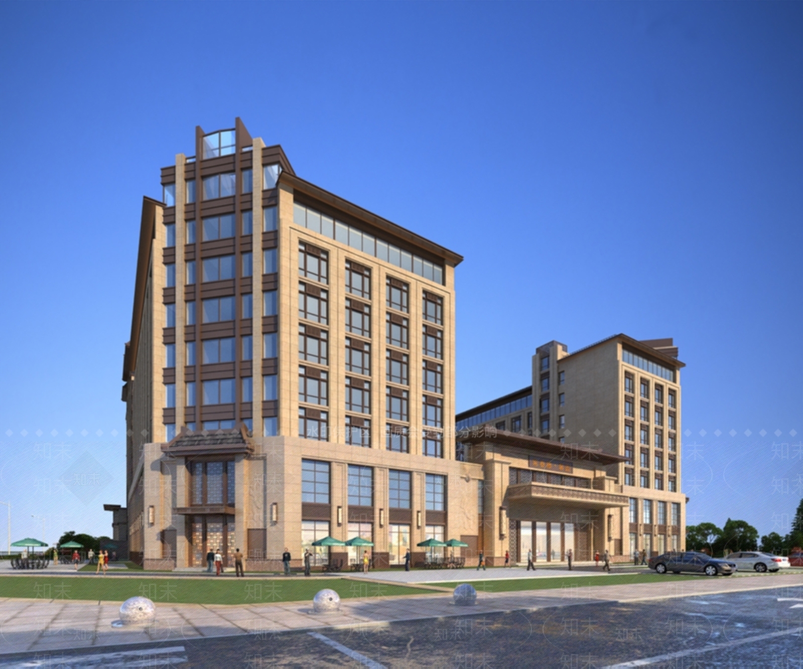 新中式现代其他公共建筑3D模型下载【ID:1173583167】