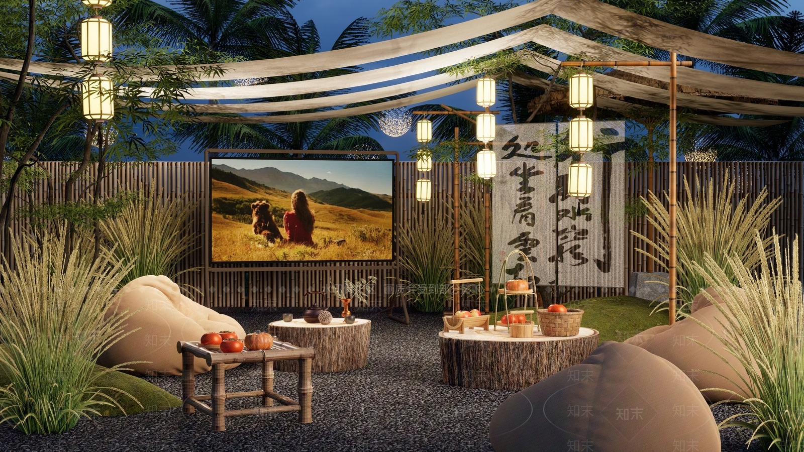 现代茶馆SU模型下载【ID:1173584768】
