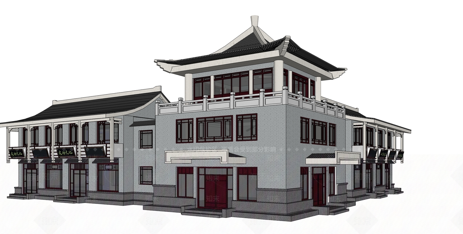 中古复古其他商业建筑SU模型下载【ID:1173587784】