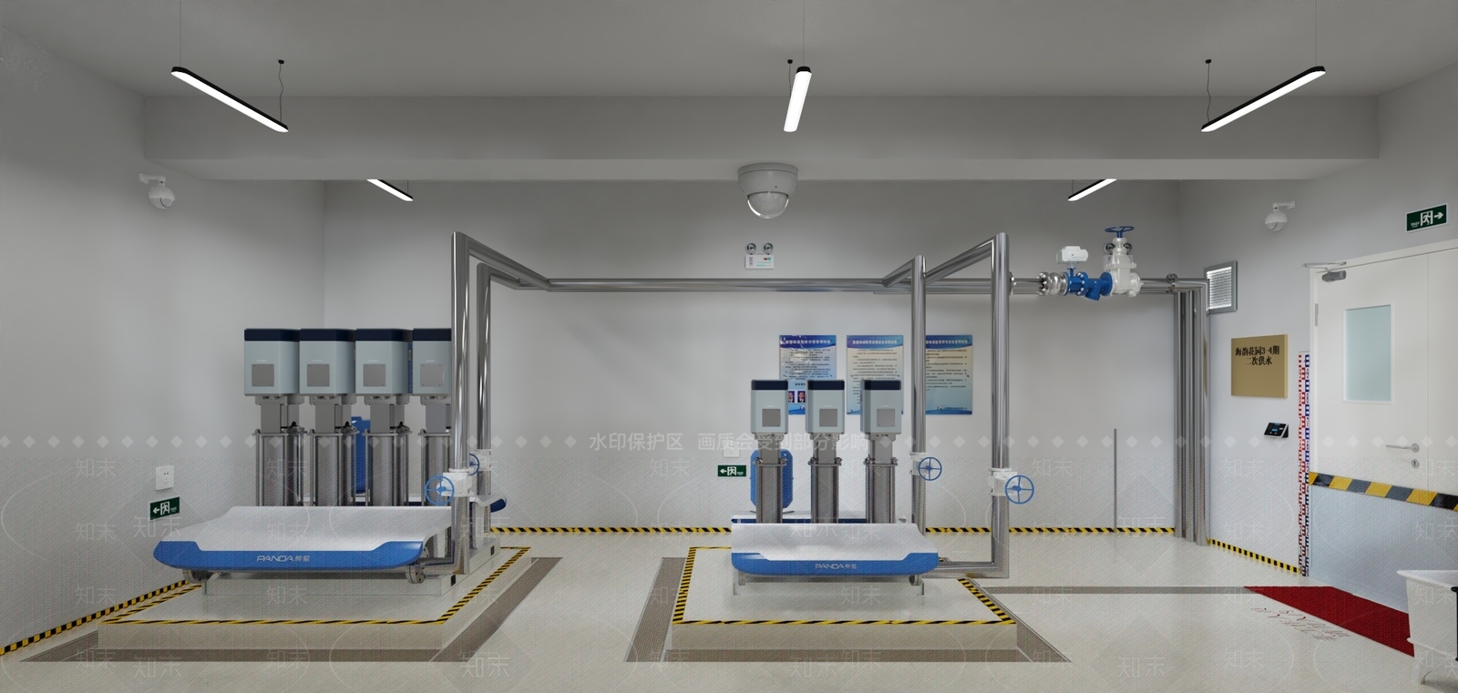 现代厂房3D模型下载【ID:1173589911】