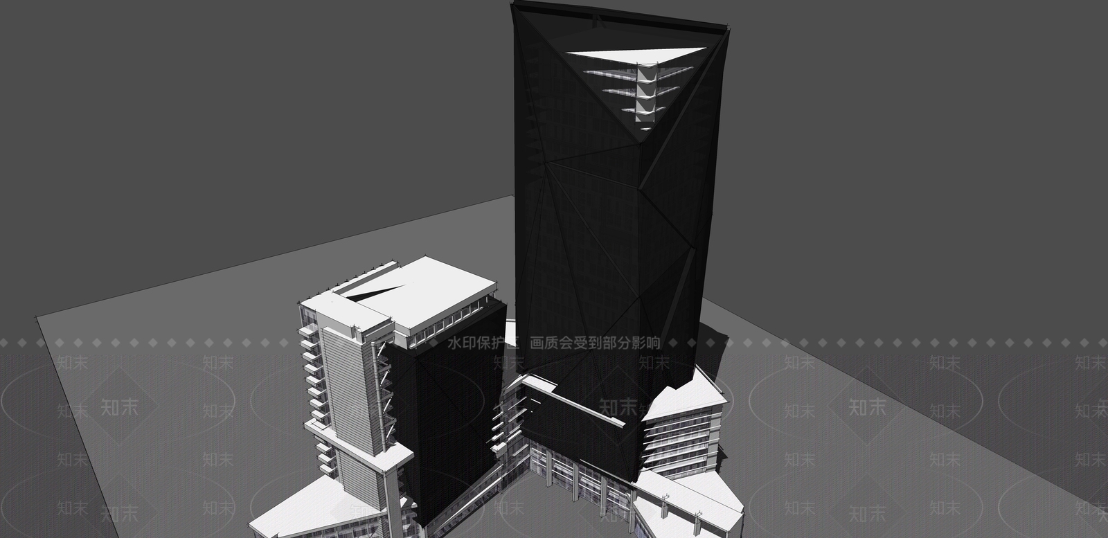 现代其他商业建筑SU模型下载【ID:1173590763】