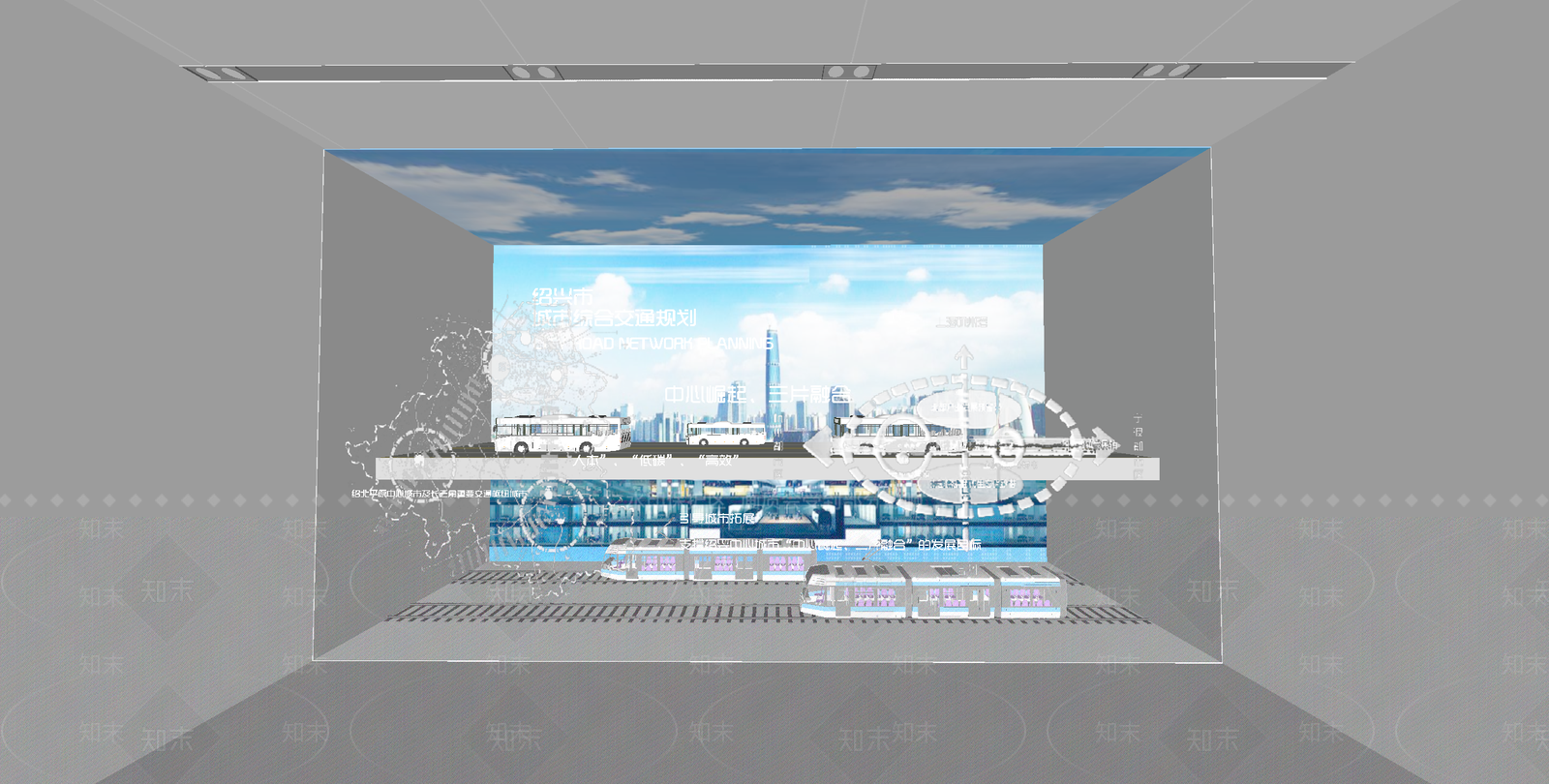 现代其他展厅SU模型下载【ID:1173594835】