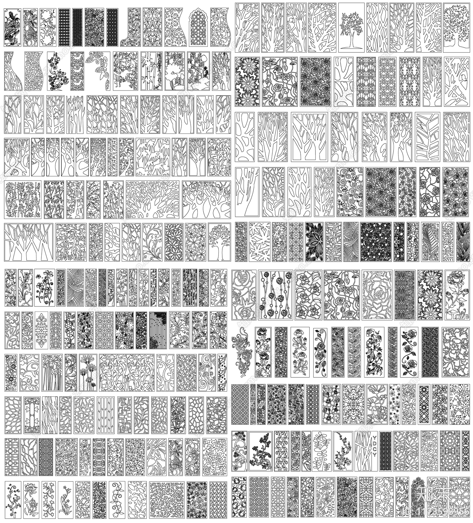 现代线条施工图下载【ID:1173598956】