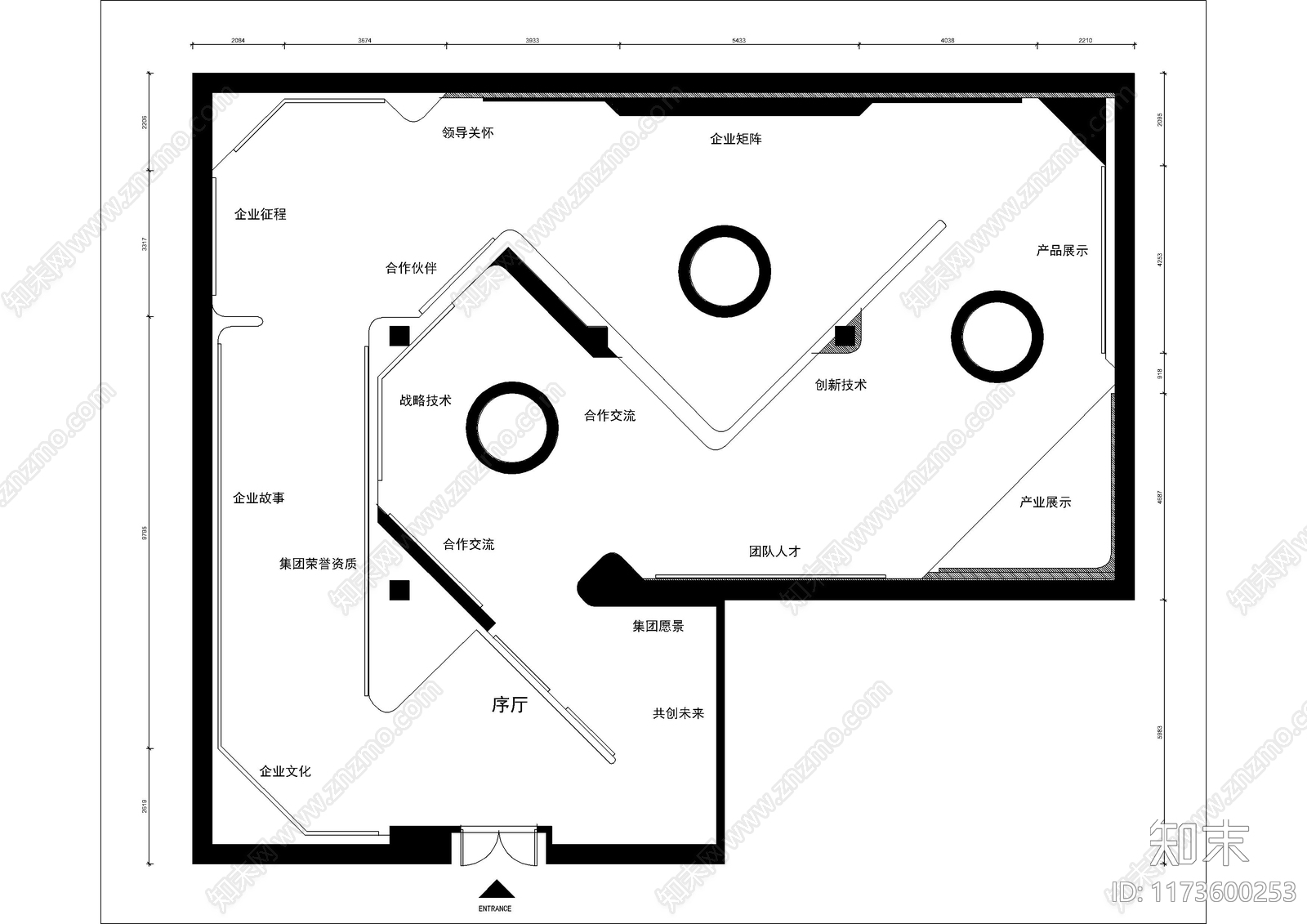 现代其他文化空间cad施工图下载【ID:1173600253】