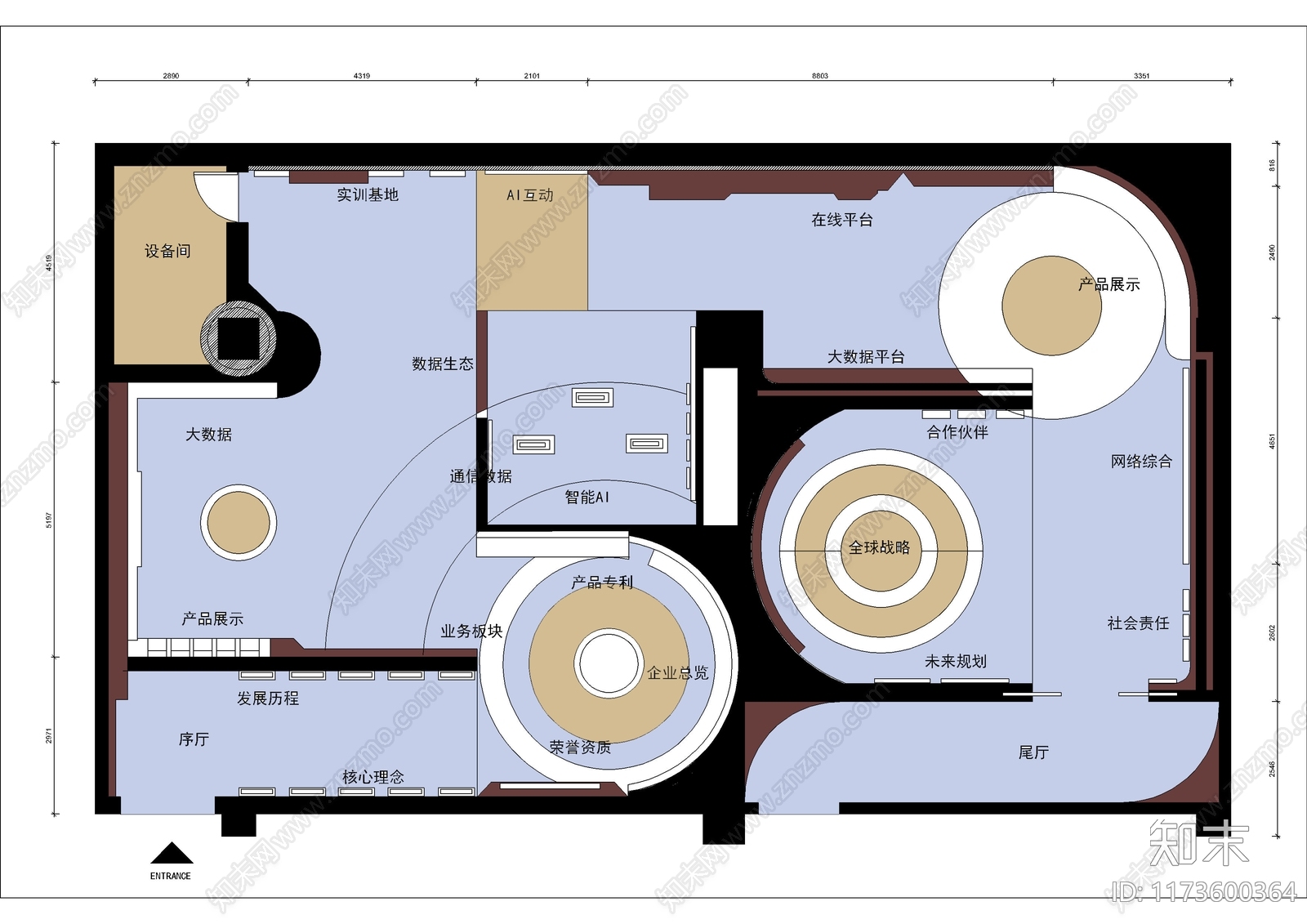 现代其他文化空间cad施工图下载【ID:1173600364】