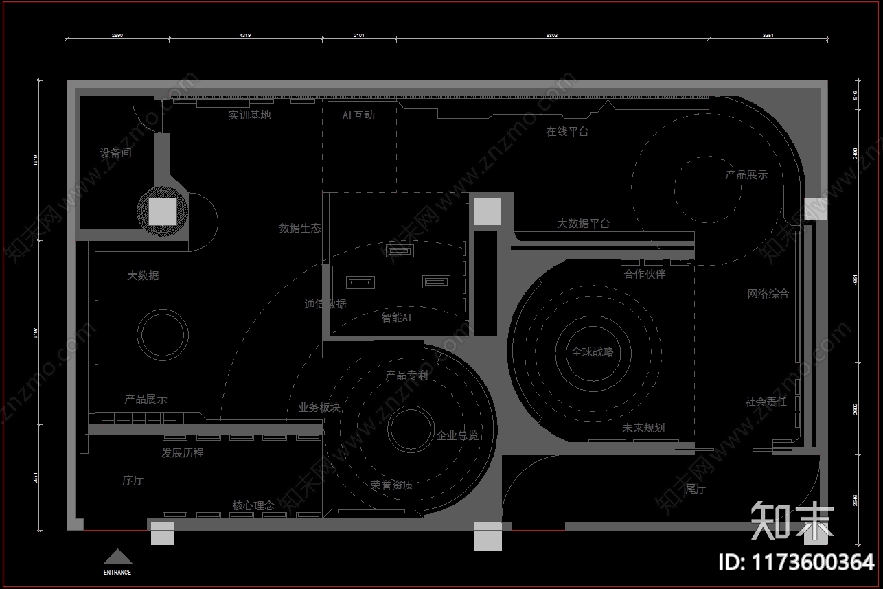 现代其他文化空间cad施工图下载【ID:1173600364】