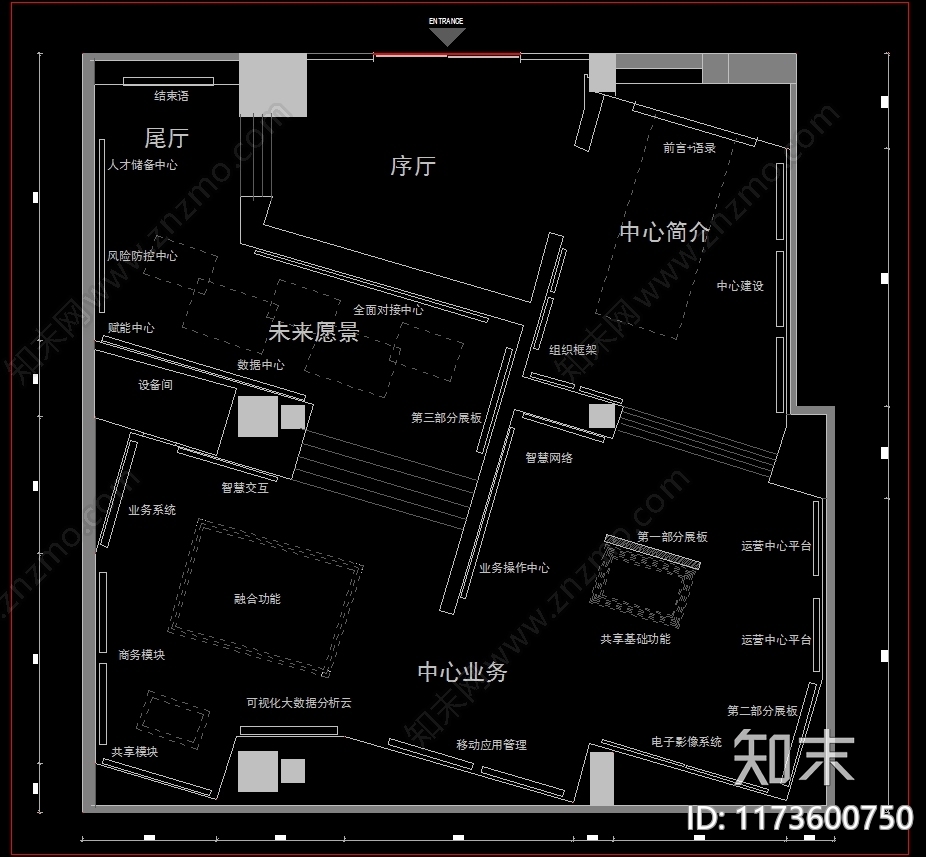 现代其他文化空间cad施工图下载【ID:1173600750】