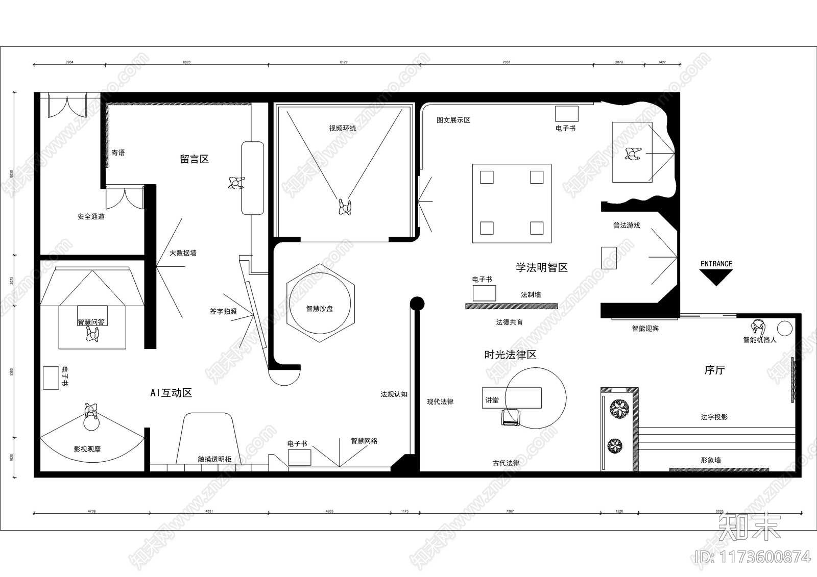 现代其他文化空间cad施工图下载【ID:1173600874】