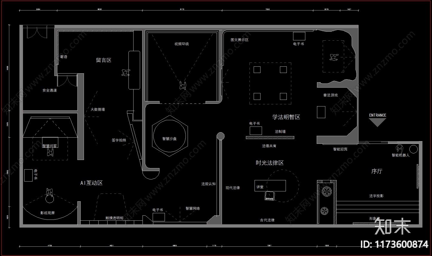 现代其他文化空间cad施工图下载【ID:1173600874】