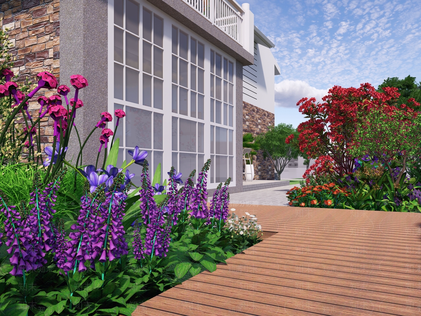 花草组合3D模型下载【ID:1173601053】