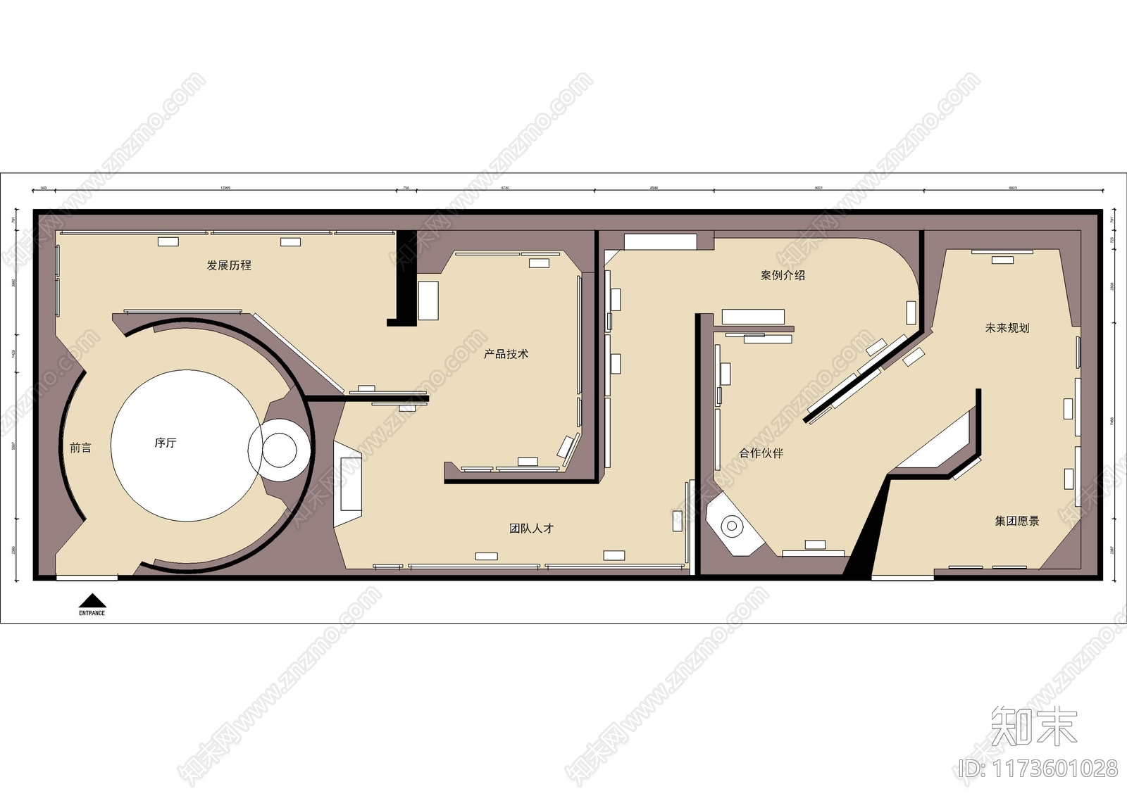 现代其他文化空间cad施工图下载【ID:1173601028】