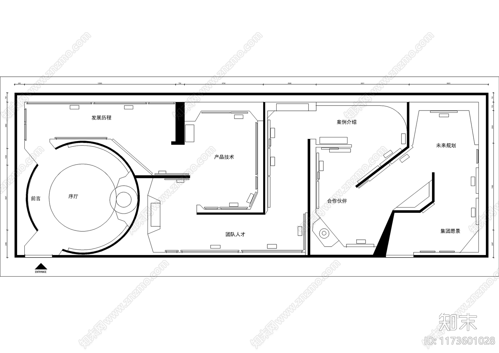 现代其他文化空间cad施工图下载【ID:1173601028】