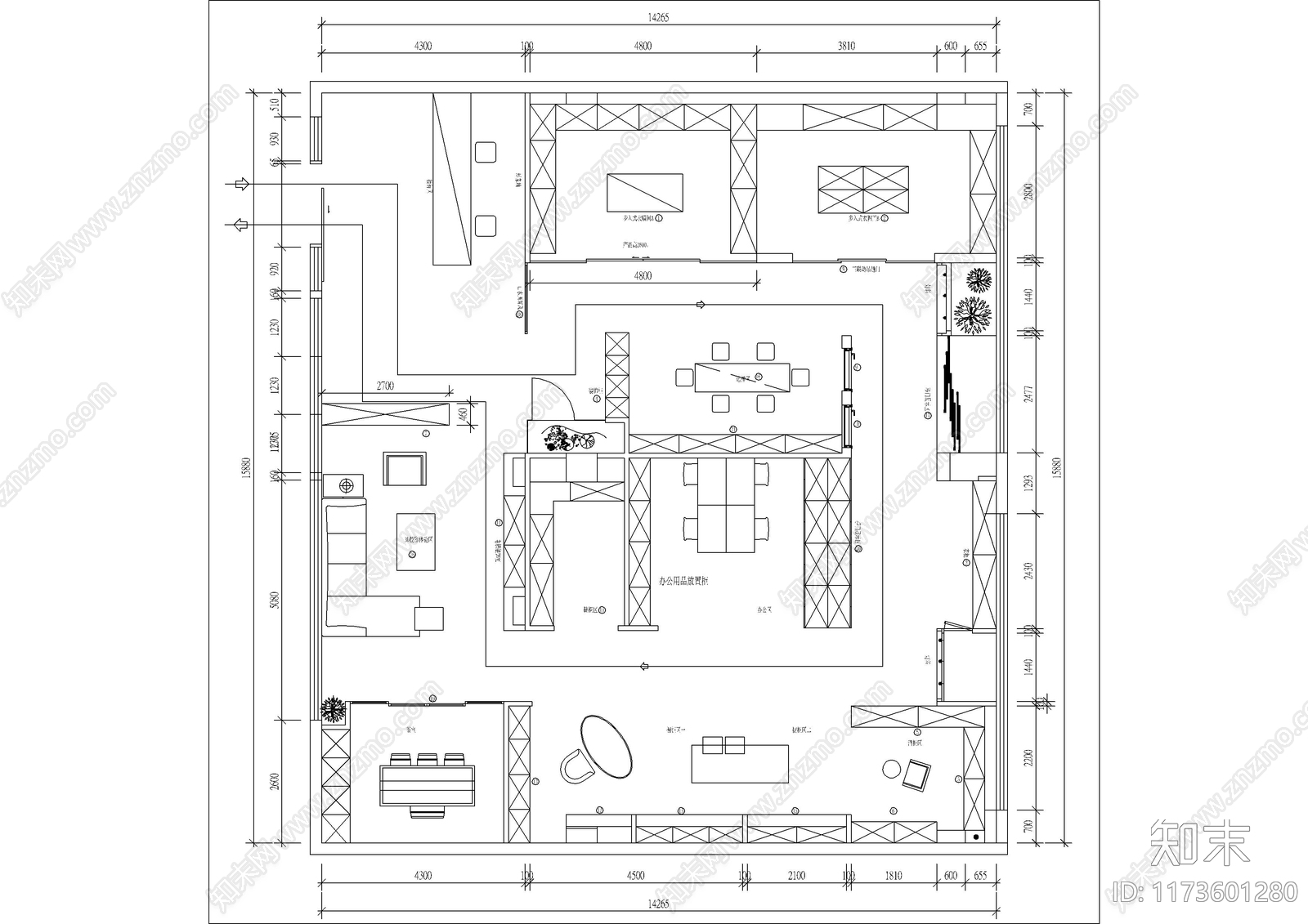 现代其他文化空间cad施工图下载【ID:1173601280】