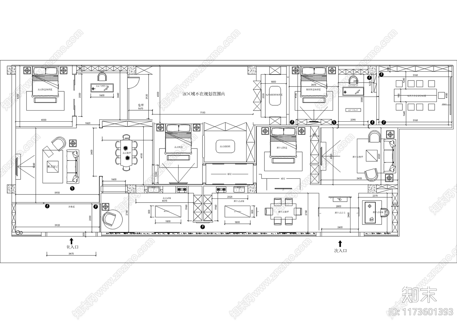 现代其他文化空间cad施工图下载【ID:1173601393】