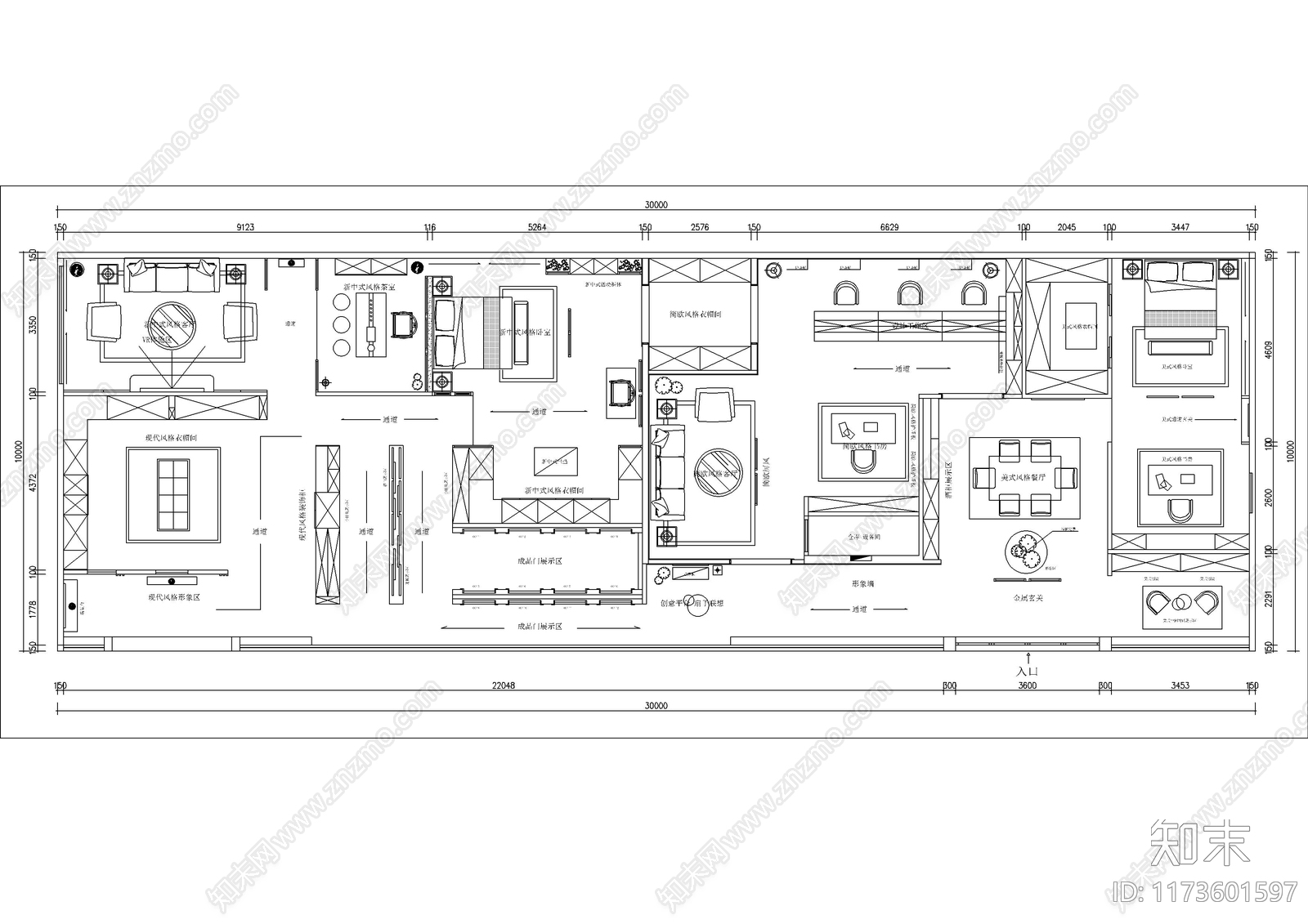 现代其他文化空间cad施工图下载【ID:1173601597】