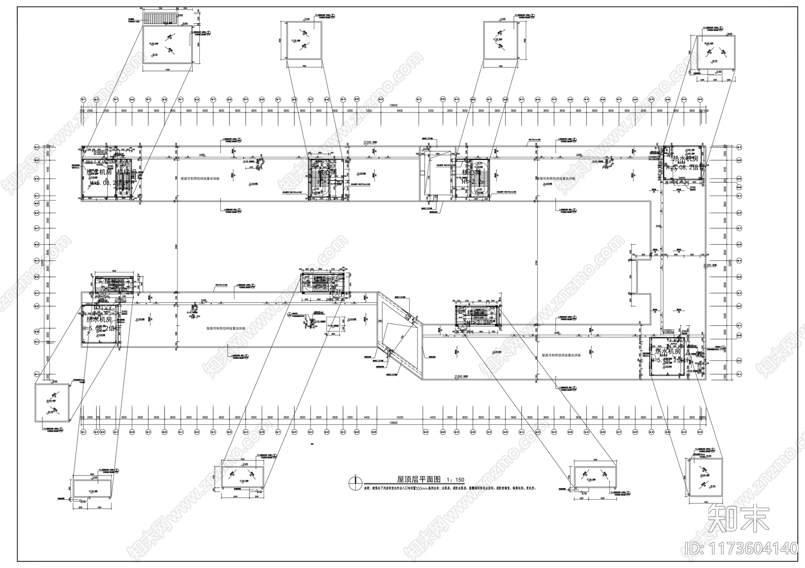 现代其他居住建筑cad施工图下载【ID:1173604140】