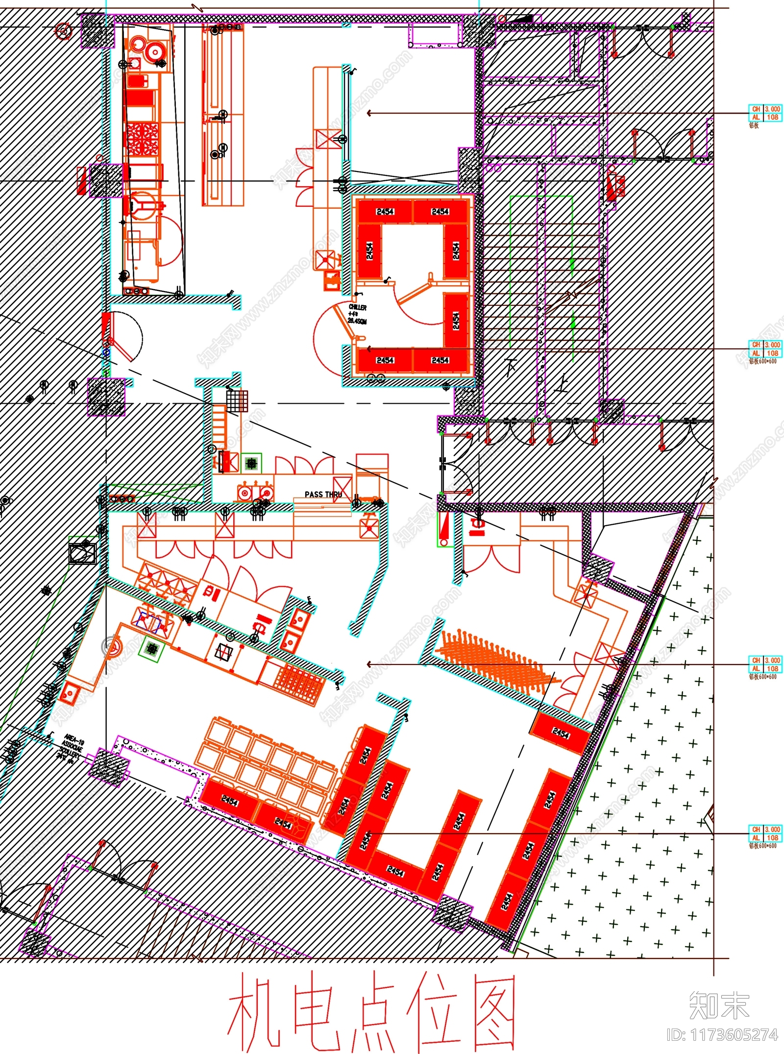 现代工装图库cad施工图下载【ID:1173605274】