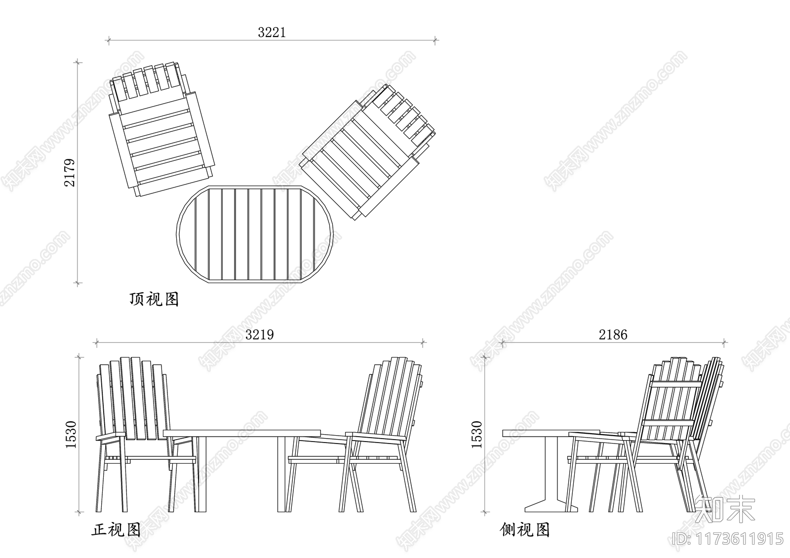 现代庭院cad施工图下载【ID:1173611915】