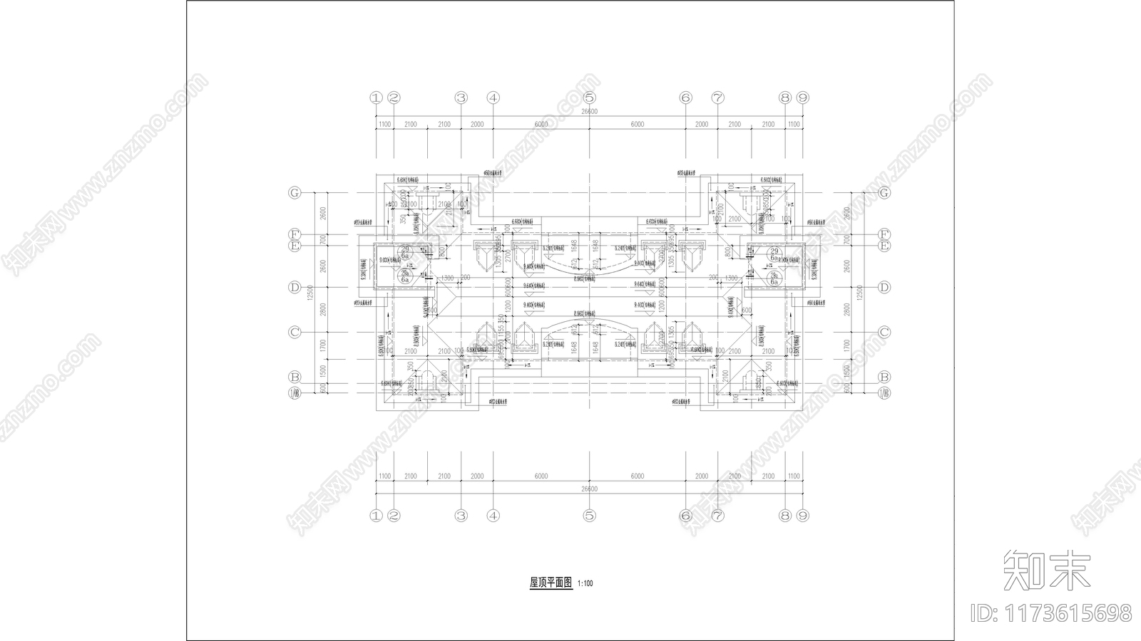 现代别墅建筑cad施工图下载【ID:1173615698】