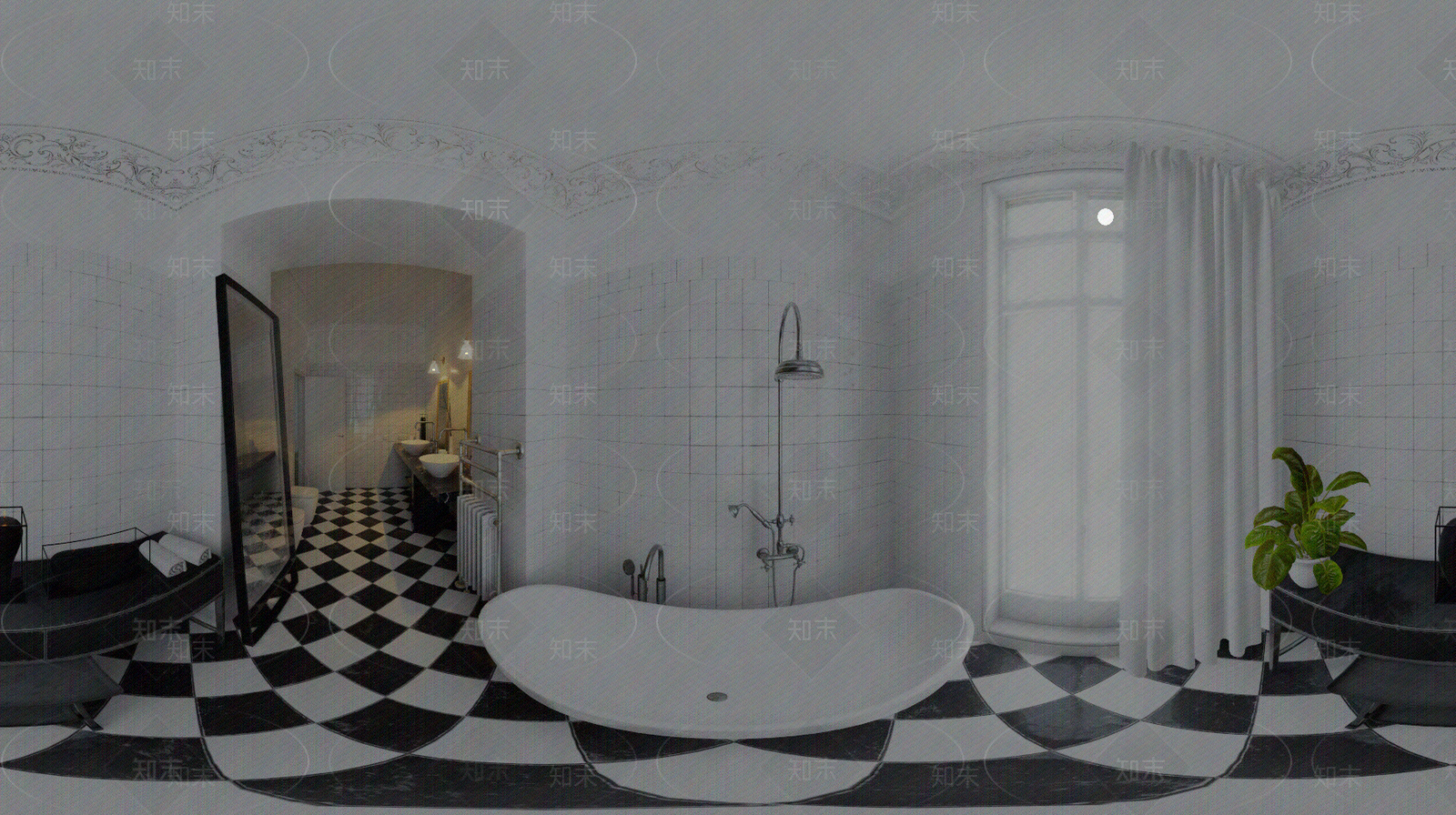 现代欧式室内HDR贴图下载【ID:1173617308】