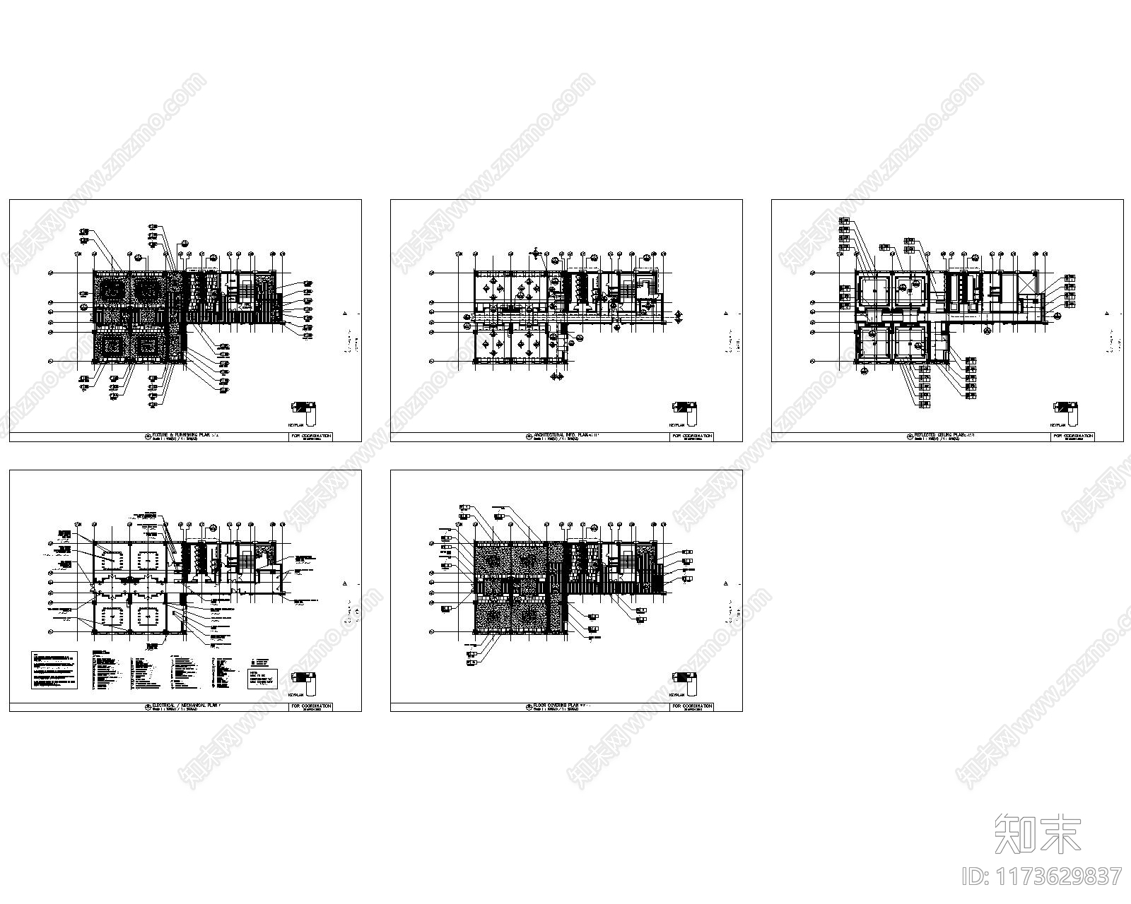 现代会议室cad施工图下载【ID:1173629837】