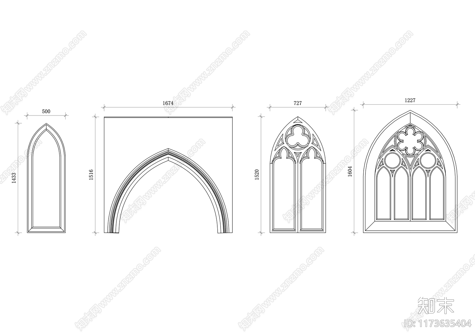 现代综合门窗施工图下载【ID:1173635404】