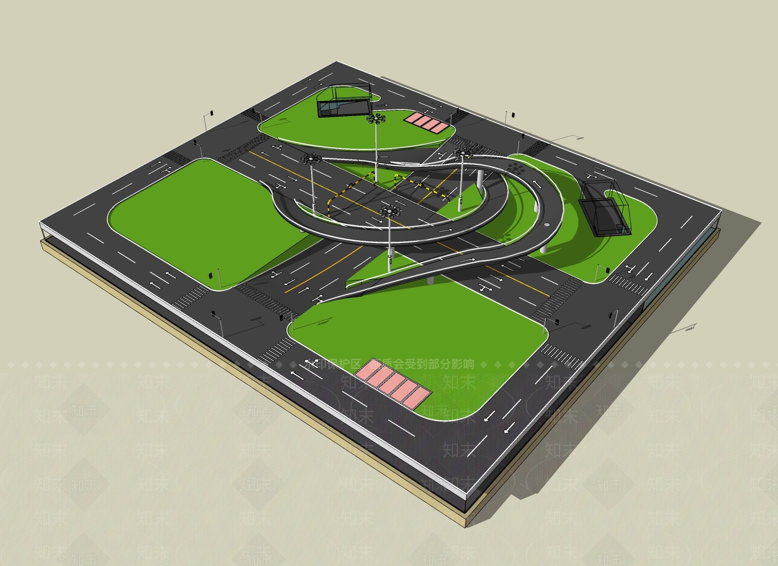 沙盘SU模型下载【ID:1173638350】