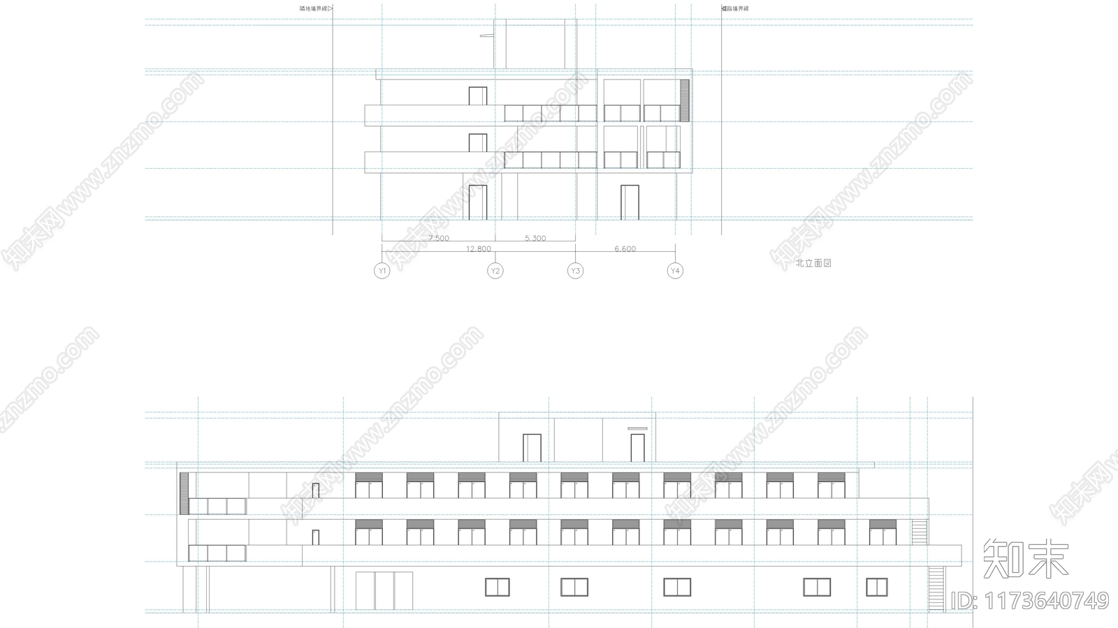 现代学校建筑施工图下载【ID:1173640749】