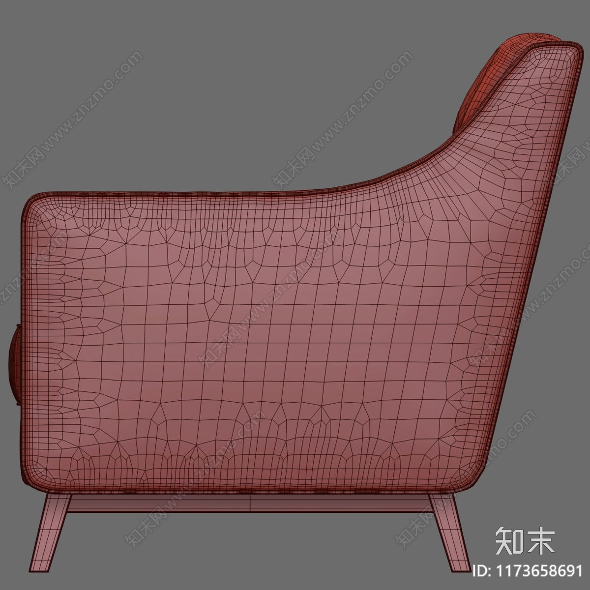 沙发凳3D模型下载【ID:1173658691】