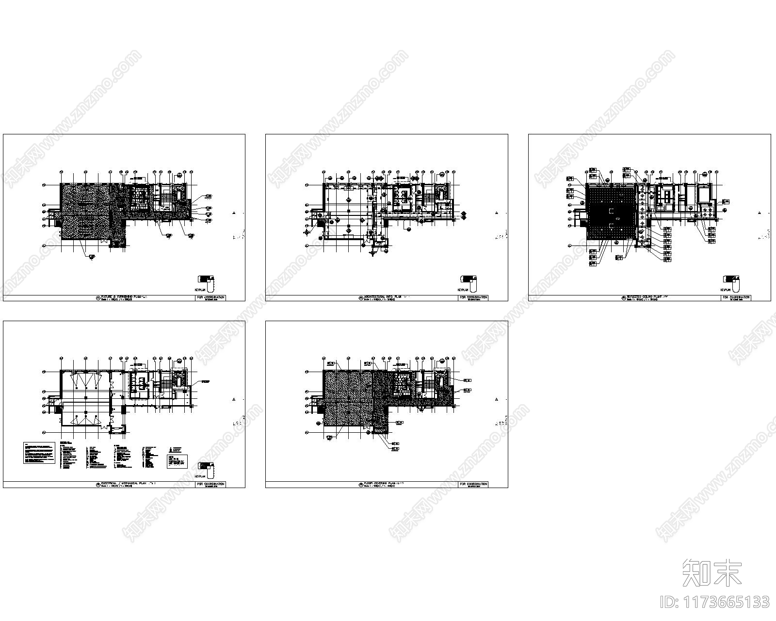 现代其他工装空间cad施工图下载【ID:1173665133】