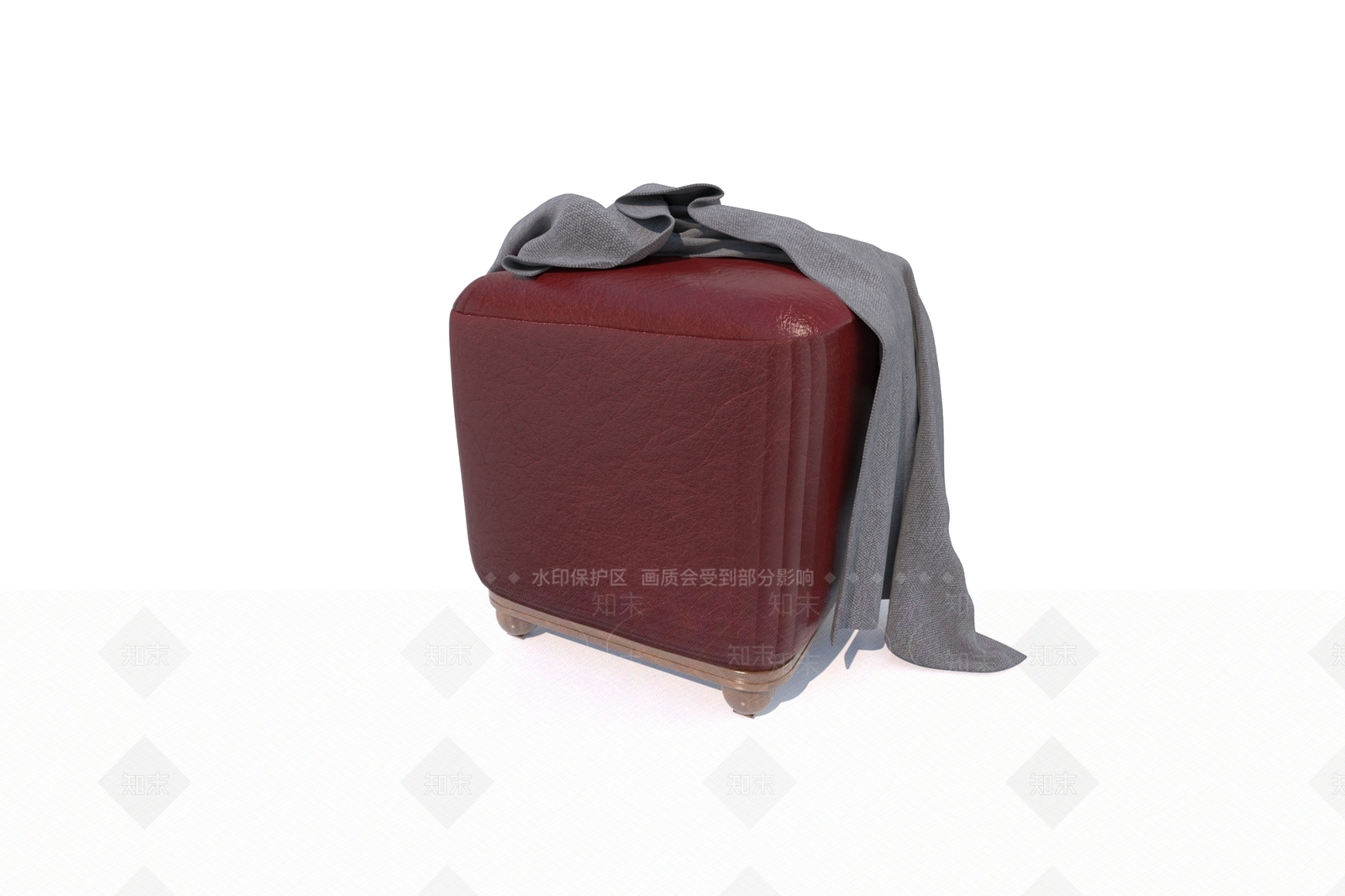 现代沙发凳3D模型下载【ID:1173685920】