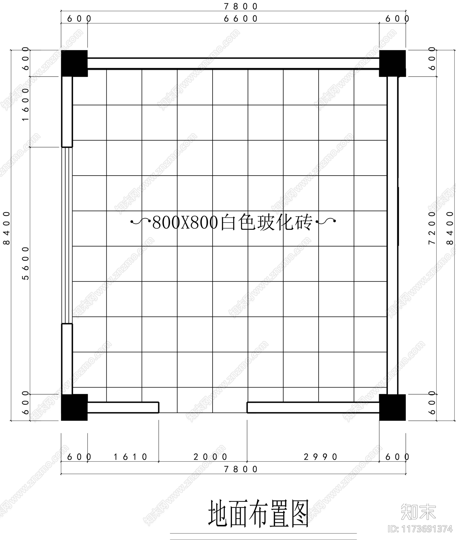 现代其他商业空间cad施工图下载【ID:1173691374】