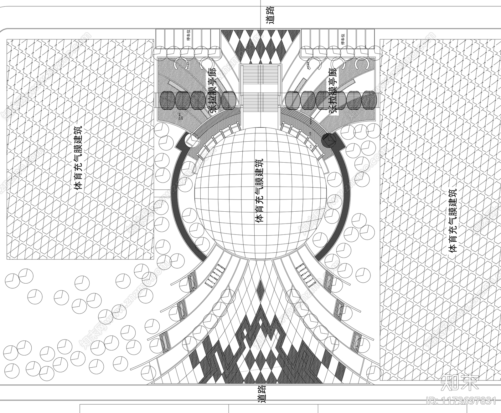 景观平面图施工图下载【ID:1173697831】