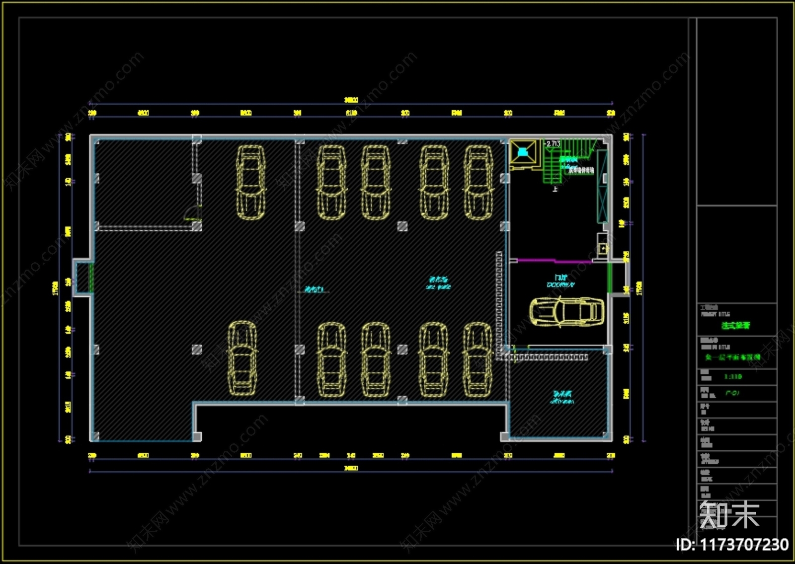 其他家装空间施工图下载【ID:1173707230】