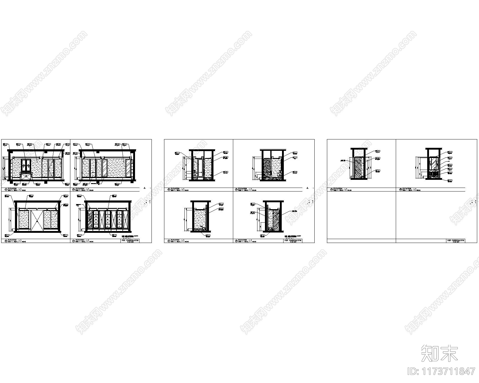 现代酒店cad施工图下载【ID:1173711847】