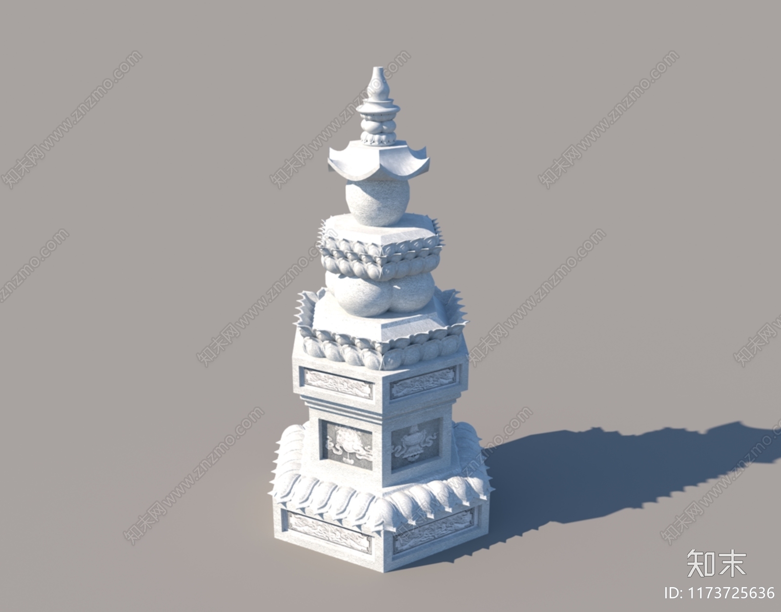 新中式中式美陈3D模型下载【ID:1173725636】