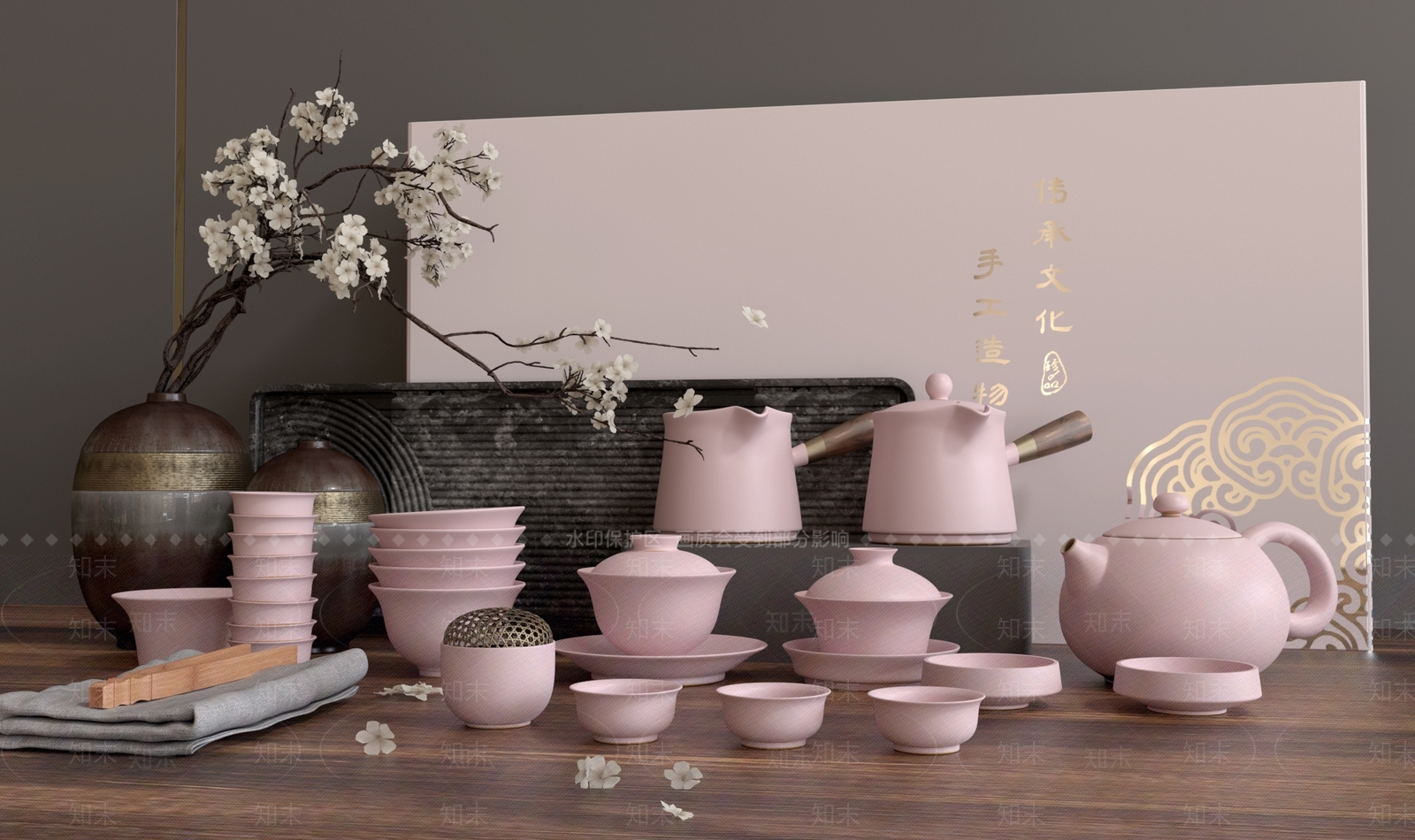 餐具3D模型下载【ID:1173732365】