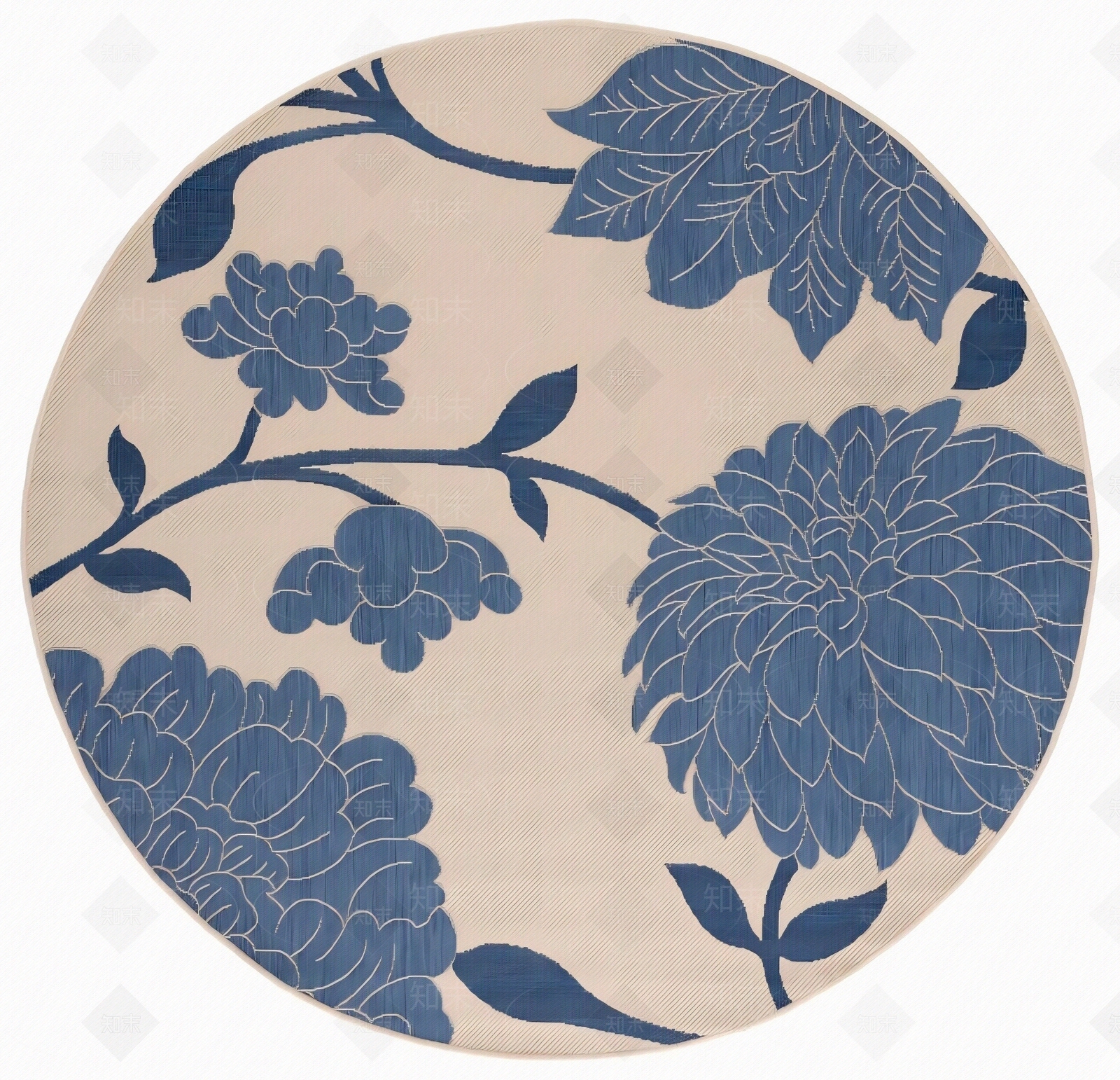 新中式法式地毯贴图下载【ID:1173734531】