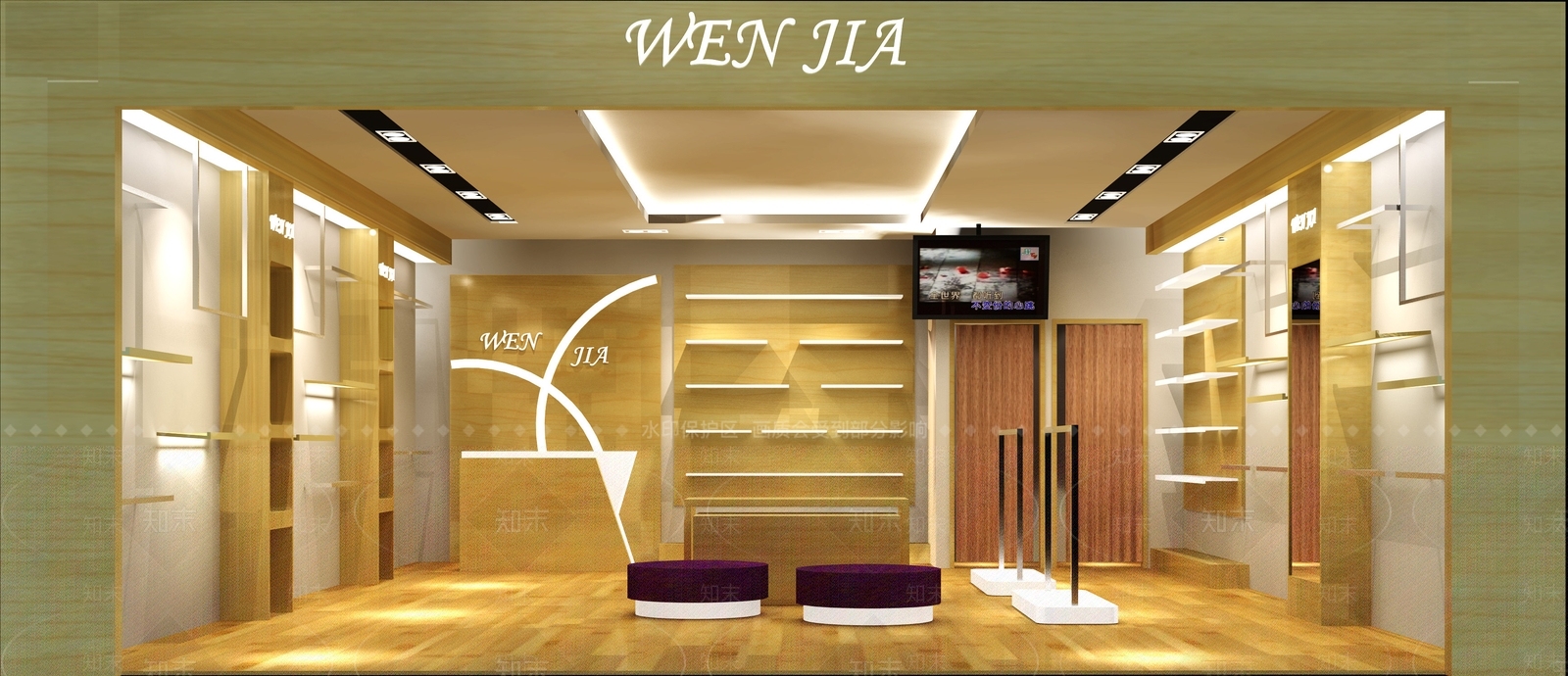 现代服装店3D模型下载【ID:1173740598】