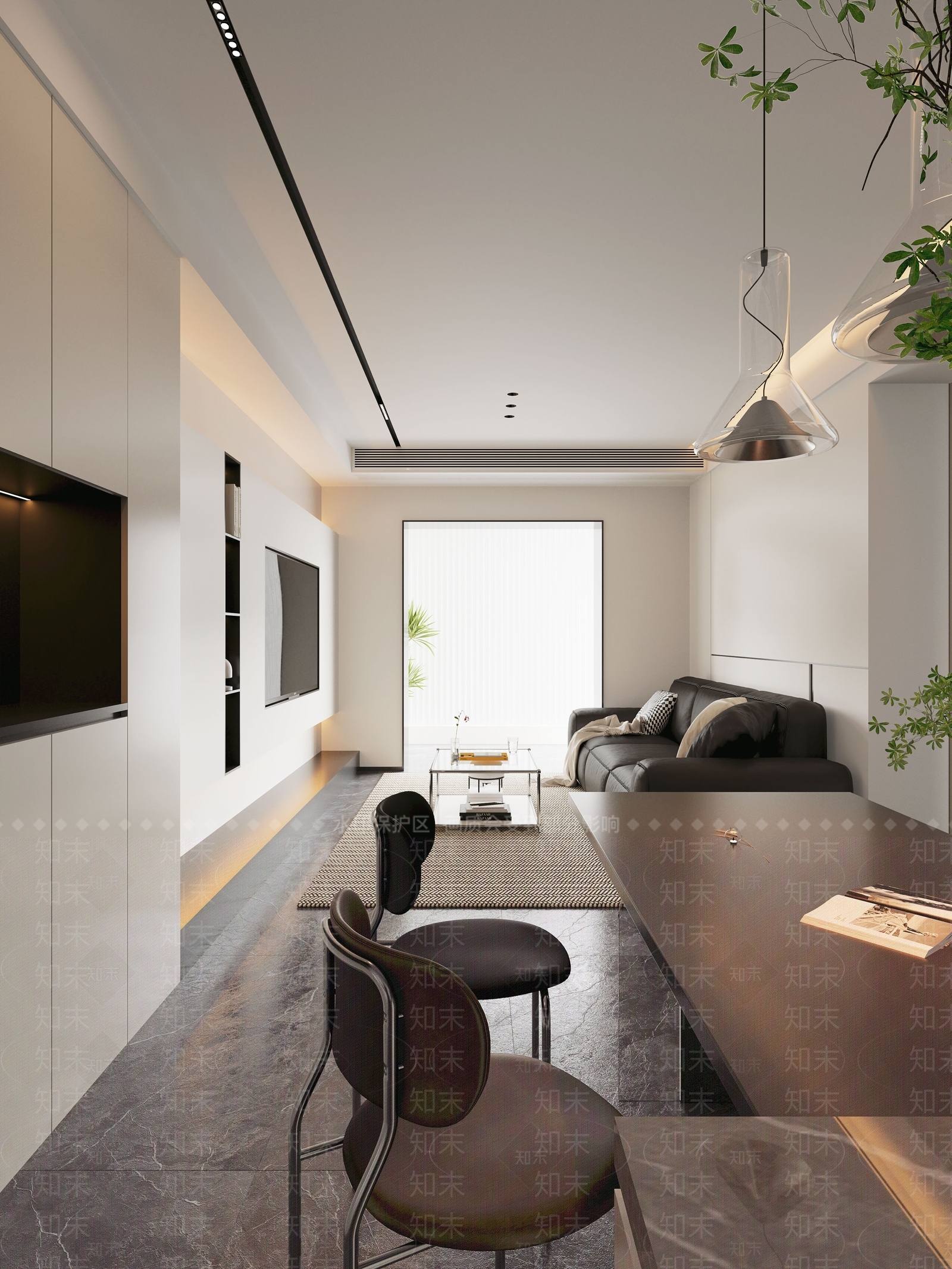 现代茶水间3D模型下载【ID:1214784102】