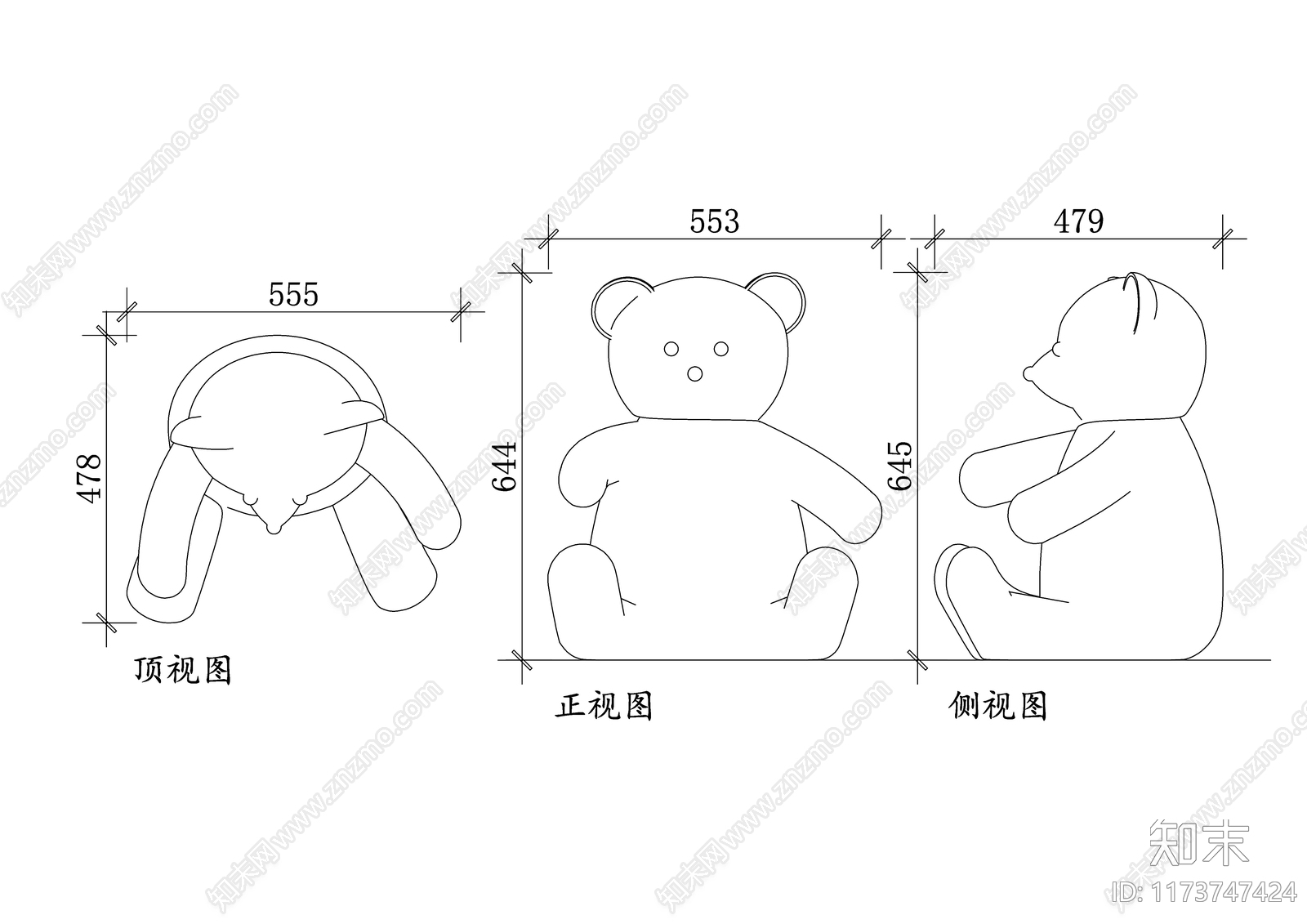 现代超市cad施工图下载【ID:1173747424】