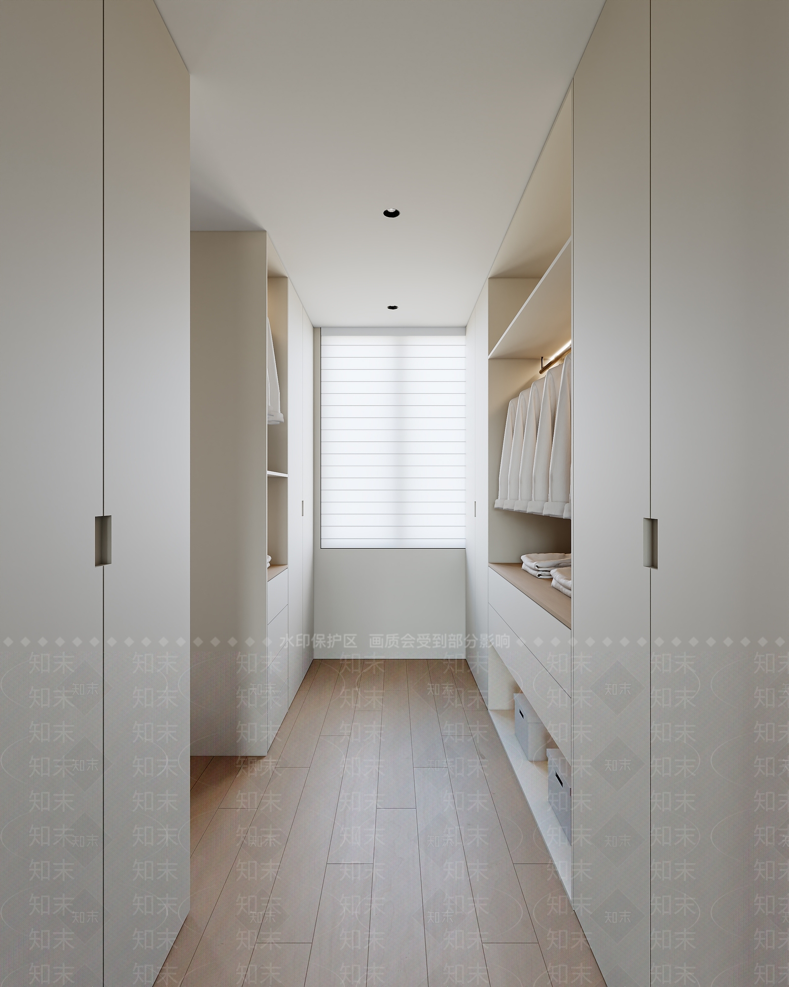 现代衣帽间3D模型下载【ID:1214784195】